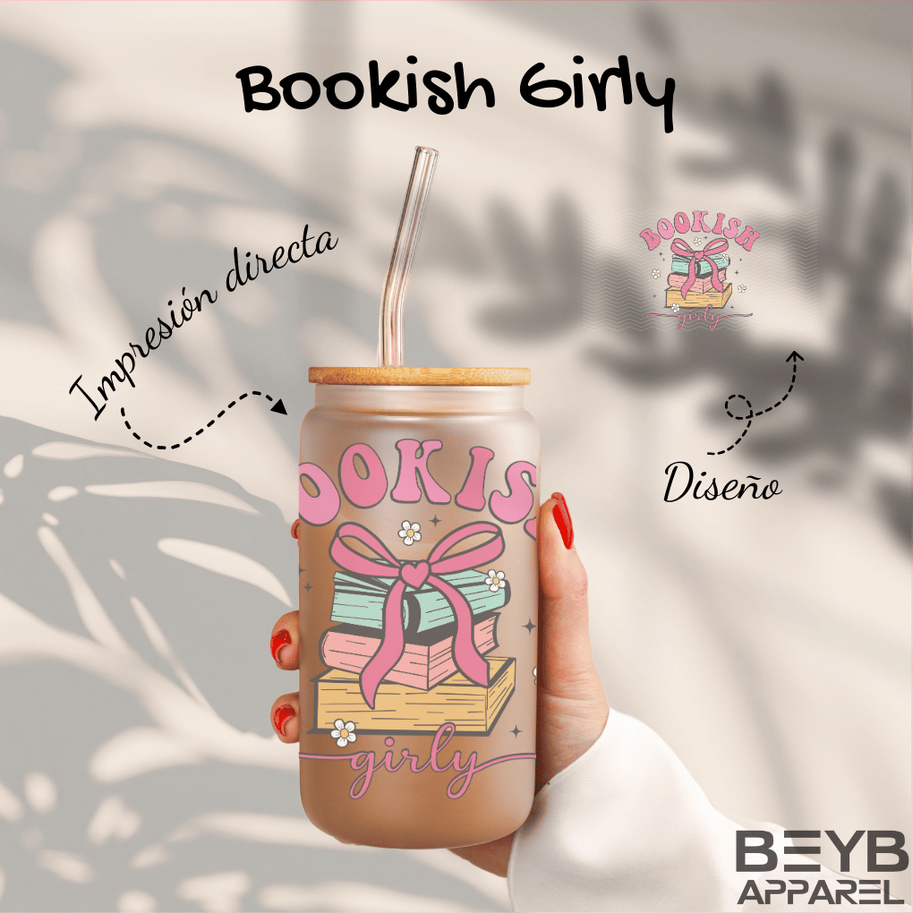 Vaso "Bookish Girly"