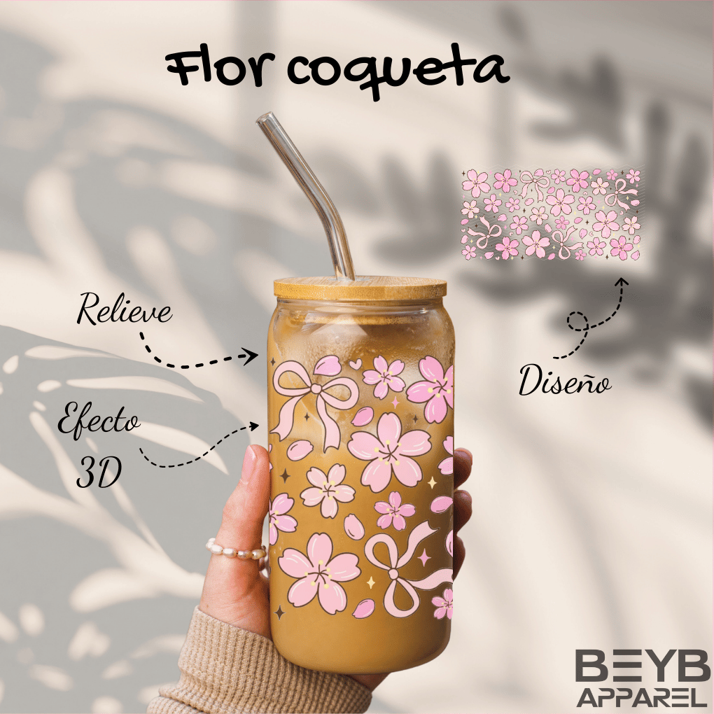 Vaso "Flor Coqueta"