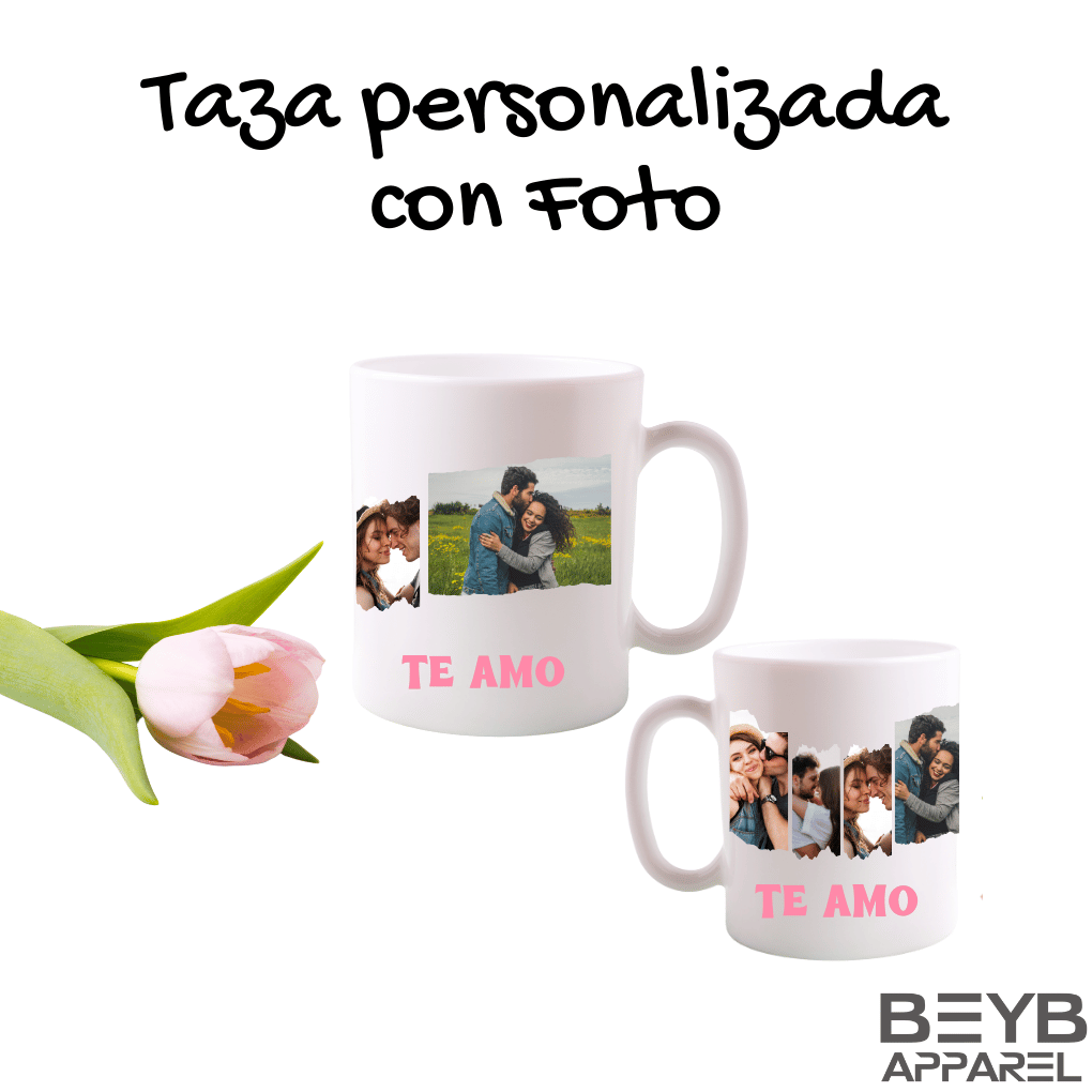 Taza Blanca con Foto Personalizado